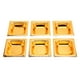 thumbnail image 1 of 6 uds cuenco de inmersión Retro dorado apilable de acero inoxidable condimento plato para salsa para ensalada postre pastel caramelo, 1 of 8