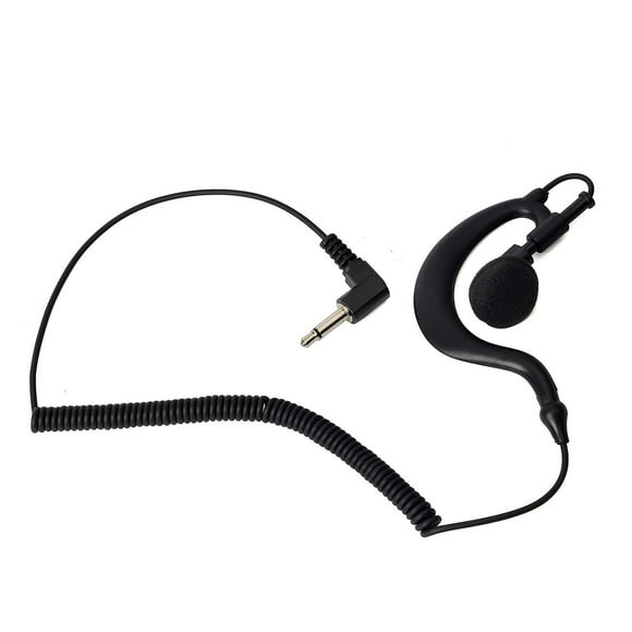 G Shape Comfort Fit Ear Hook Earpiece for 2-Way Radio Communication