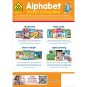 School Zone Alphabet Writing & Drawing Tablet Workbook