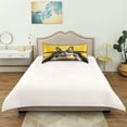 thumbnail image 6 of Dailycode Satin Pillow Case Standard Silk Pillow Cover for Hair and Skin Envelope Closure Cute Bulldog Driving Yellow Car 20"x26", 6 of 9