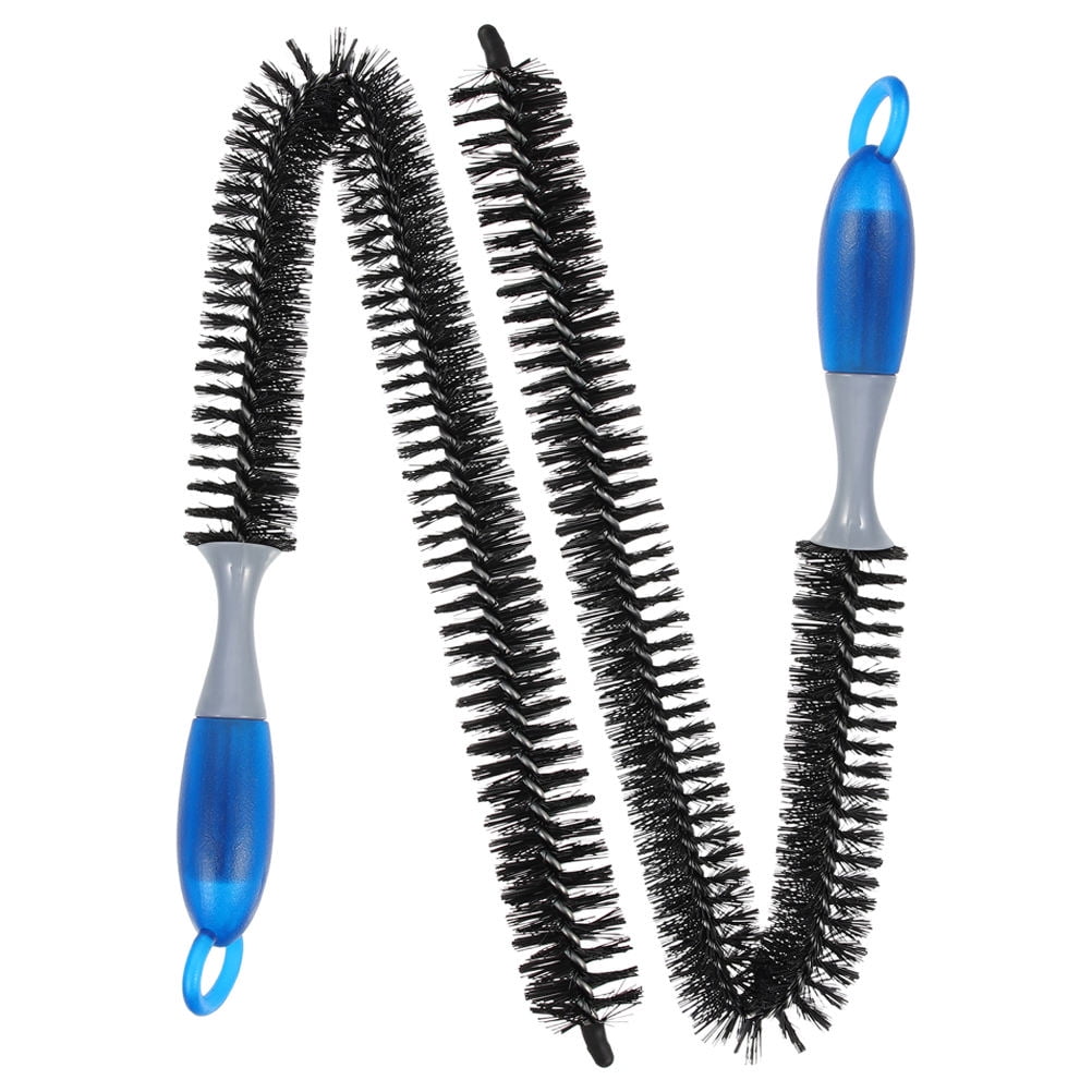 Worgeous 2Pcs Long Dryer Lint Brush Vent Cleaner Heavy Duty Flexible Lint Cleaner for Dryer Vent Trap Bendable Assorted Color
