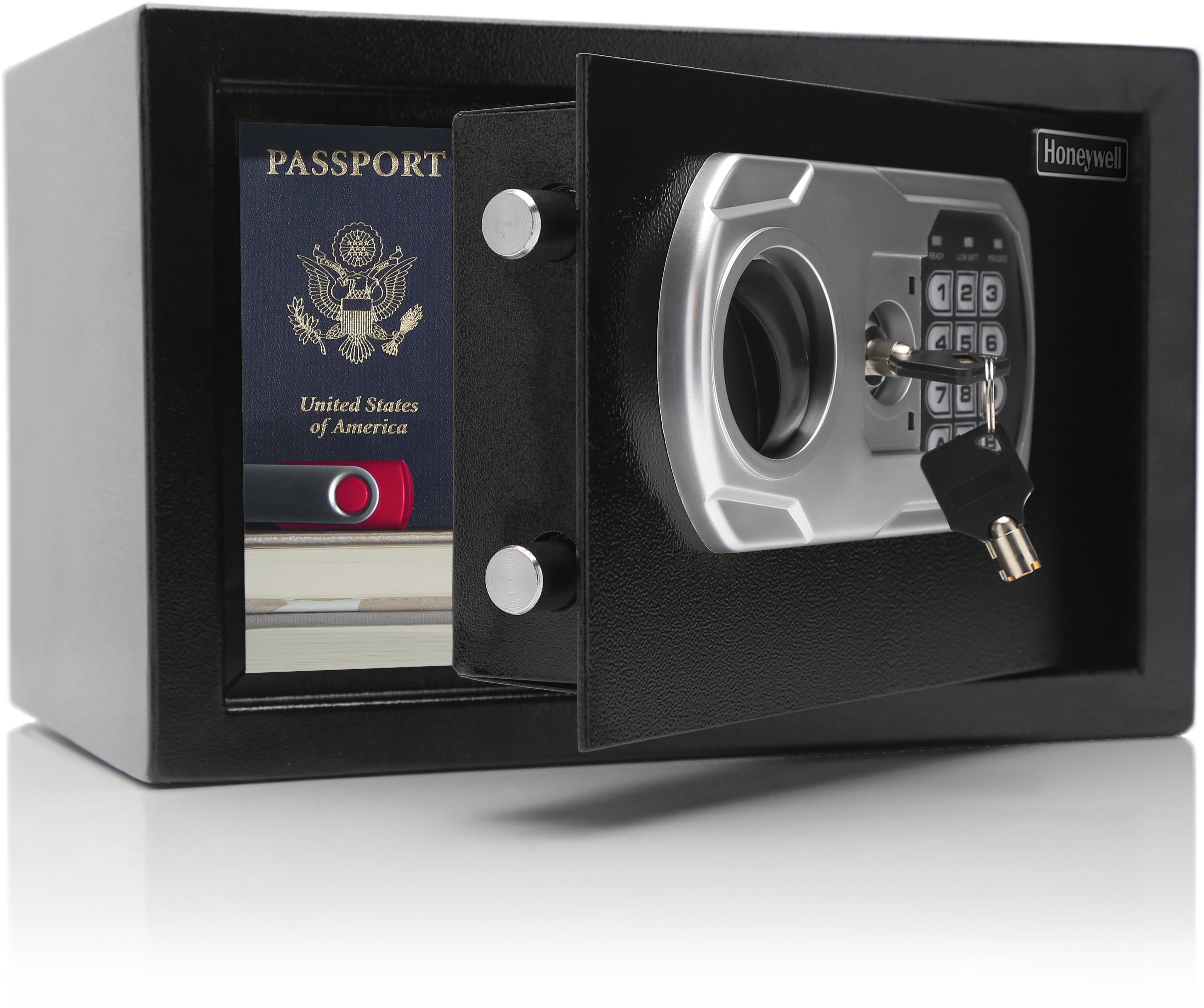 Honeywell Safes, 0.15 Cu ft, Steel Digital CA-DOJ Security Safe Approved Firearms Storage, 5330DJ