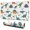 White Realistic Dinosaurs, variant on Long Mouse Pads for Desk,Yellow Cartoon Dinosaurs Bones Pattern Desk Mats on Top Of Desks, Desk Mouse Pad Extra Large with 3mm Non-Slip Base and Stitched Edge for Gaming,Office,Work,Home 31.5"x11.8"