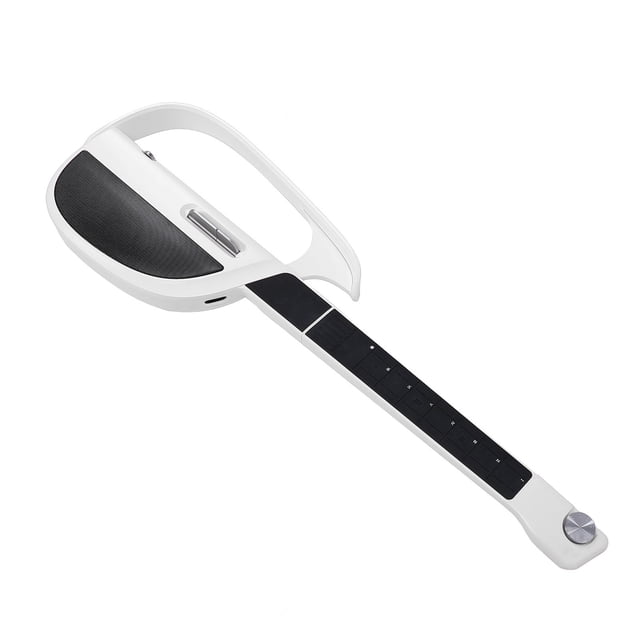Guitarra Inteligente Sin Cuerdas C1, Guitarra Plegable Sin cuerdas de Viaje, Hojas de Acordes Interactivas Conplicación, Sistemas de Batería y Altavoz Informado, Guitarraza