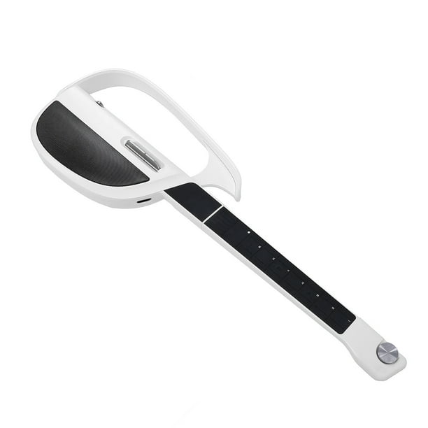Guitarra Inteligente Sin Cuerdas C1, Guitarra Plegable Sin cuerdas de Viaje, Hojas de Acordes Interactivas Conplicación, Sistemas de Batería y Altavoz Informado, Guitarraza