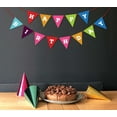 thumbnail image 3 of Inkdotpot Ready To HangHappy BirthdayBunting Pre Strung Birthday Decoration Rustic Kraft Pennant Bunting Banner Flags, 3 of 8