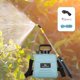 thumbnail image 1 of Rociador de jardín eléctrico con varilla telescópica de 3 boquillas de niebla para limpieza del hogar 5 Litros Azul Cola Pulverizador de mano, 1 of 8