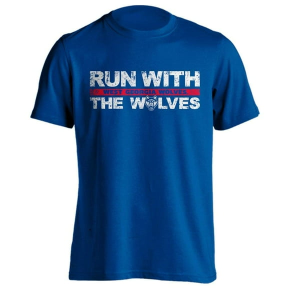 University of West Georgia Wolves UWG Run With The Wolves Short Sleeve T-Shirt 