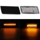 thumbnail image 3 of 2PCS LED Side Marker Light Amber Front Bumper Turn Signal Light for Chrysler 300 300C 2005-2010 Smoked Black, 3 of 5