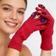 thumbnail image 5 of Guantes de Invierno Tejidos, Adornos de Cristal de Colores Variados, Mitones de Ganchillo de Dedo Completo con Buena Elasticidad para Niñas, Niños, Mujeres, 5 of 7