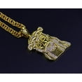 thumbnail image 2 of Collier mini Jésus Doré en Alliage Collier HIPHOP, 2 of 5