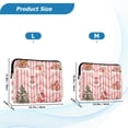 thumbnail image 4 of FORMRS 13-13.3 inch Laptop Sleeve Case Soft Carrying Quilted Computer Bag Cover, White Gingerbread Houses, 4 of 7