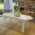 thumbnail image 3 of Classic Westport Conversation/Coffee Table - 45" L x 18" W x 17" H, Outdoor, Eco-friendly, Synthetic Wood, 3 of 4