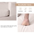 thumbnail image 5 of Harper & Bright Designs 117" U Shape Modern Sectional Sofa Set Large Size Linen Modular Sectional with Chaise Lounge for Living Room, Beige, 5 of 15