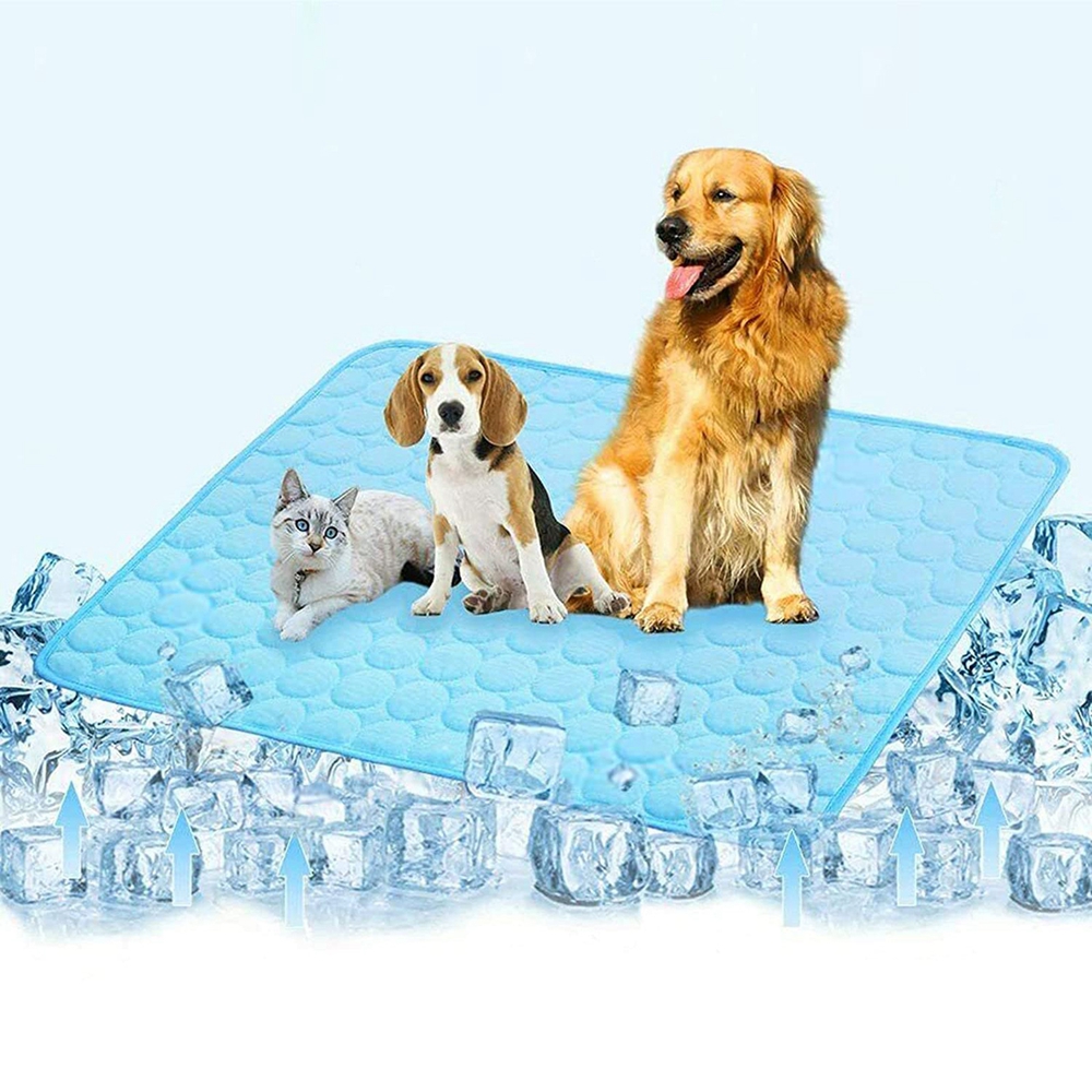 Washable Summer Cooling Mat for Dogs Cats Kennel Mat Breathable Pet