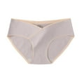 thumbnail image 2 of Fnooota Underwear Women, 100% Cotton Low Waist Briefs Panties Breathable Light Stretchy Comfort Gray ,L, 2 of 3