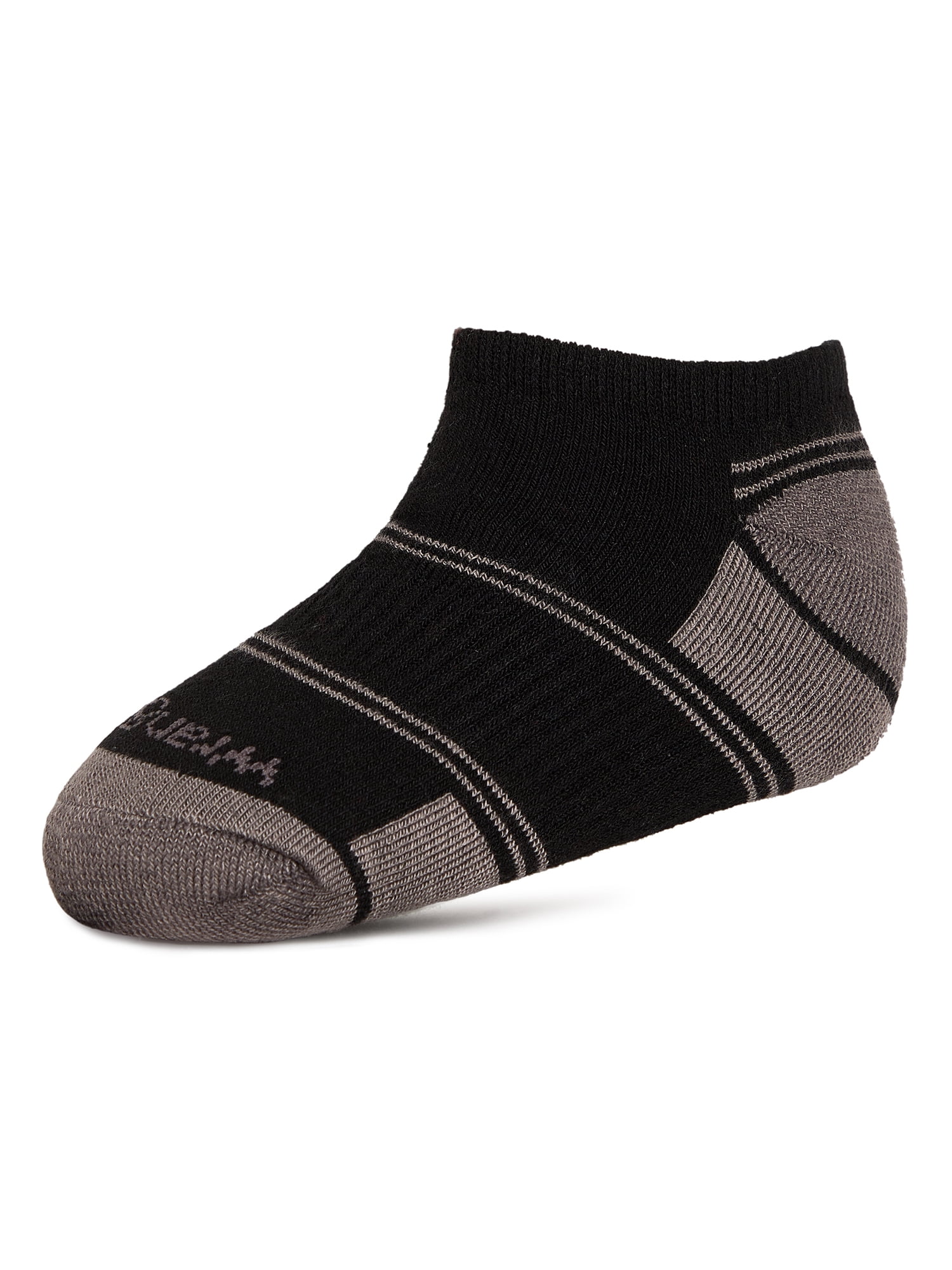 Wrangler Boys' Essentials Cool Comfort Low-Cut Boys Socks, Assorted Cushioned Kids Socks, Small, 6-Pack