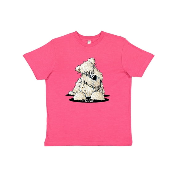 Inktastic Curious Wheaten Terrier Youth T-Shirt