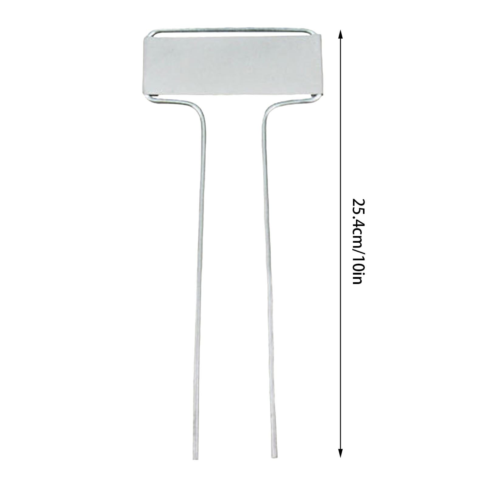 Metal Garden Markers Reusable Stainless Steel for Vegetable Flower Identification 10PCS