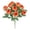 Orange, variant on Faux Rose Artificial Flowers - Realistic Silk Rose Bouquet for Spring Summer Table Centerpieces, Vase Arrangements, Wedding Party Decor, and Home Floral Displays, Blush, 1 Bunch, 11.81"