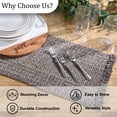 thumbnail image 5 of Park Designs Black Expresso Tweed Table Runner 54", 5 of 5