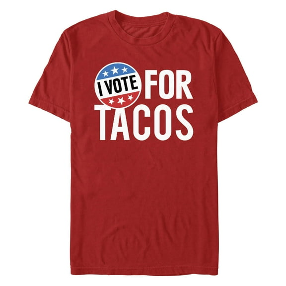 Men's Lost Gods Vote For Tacos Graphic T-Shirt