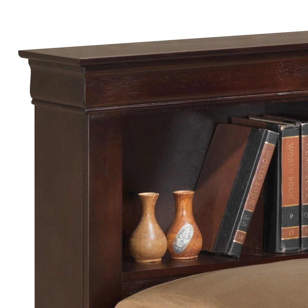 Glory Furniture Louis Phillipe Full Storage Bed in Cappuccino Color