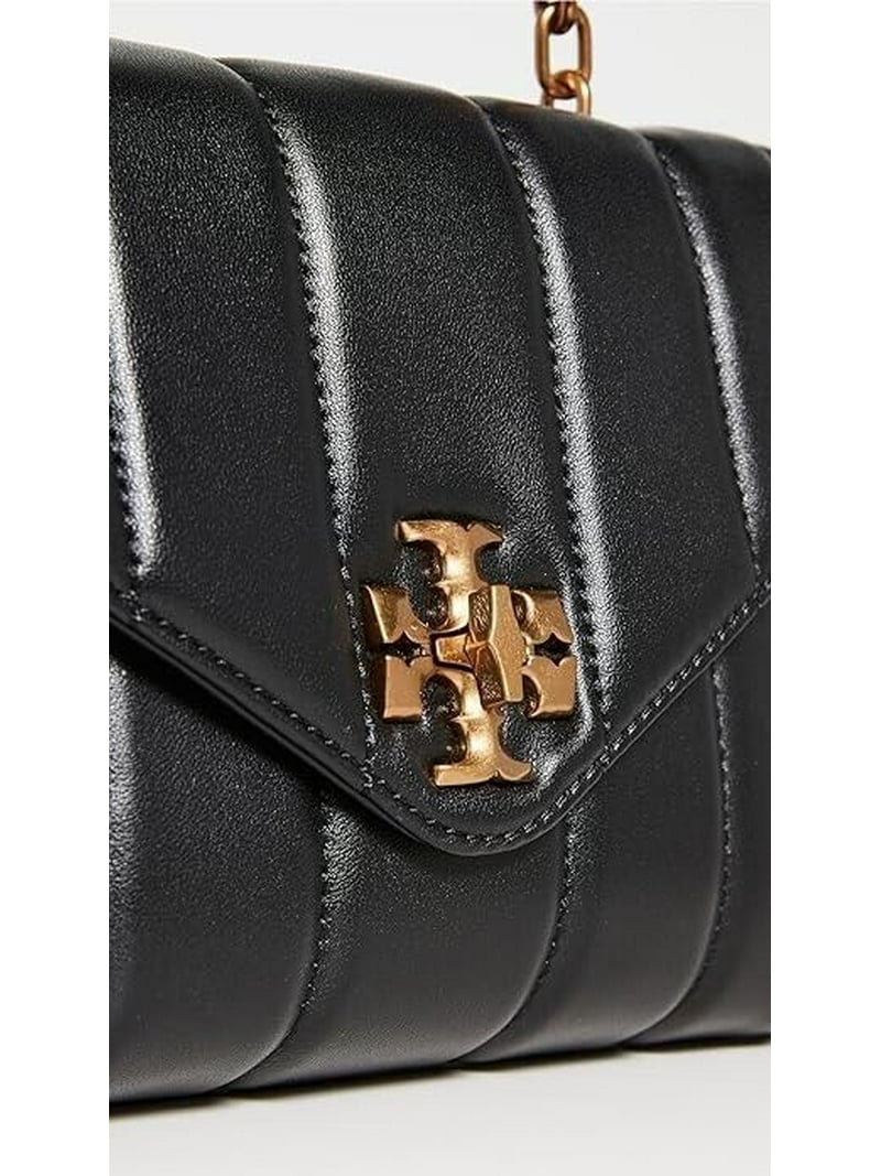 ★TORY BURCH ★ BLACK Amazon.com: Tory Burch Black Leather Mini Swing Handbag