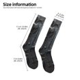 thumbnail image 2 of Xecao Fantasy Medieval Weaponry Pattern Adult Stockings with Color-Block Design and 3D Print, Breathable Comfortable Hosiery for Daily Wear and Sports, 2 of 6