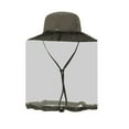 thumbnail image 6 of Hat women's summer outdoor sunscreen sun hat veil sun hat cycling cover face cool hat fisherman hat men's fishing hat/ArmyGreen, 6 of 6