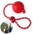 thumbnail image 1 of UEETEK Pet Solid Rubber Ball with Rope Dog Ball Launcher Thrower for Pets Training Exercising - Size L, 1 of 9