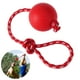 thumbnail image 1 of FELTECHELECTR Pelota de goma maciza UEETEK para mascotas con cuerda, lanzador de pelotas para perros, para entrenamiento y ejercicio de mascotas - Talla L, 1 of 3