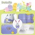 thumbnail image 6 of 2026 Easter Inflatable Bunny Egg: 15.7-Inch Tall Easter Inflatable Decor, Bunny Inside Colorful Egg Yard Ornament for Outdoor Indoor, Spring Holiday Lawn Decoration, Toy for Kids Party, 6 of 9