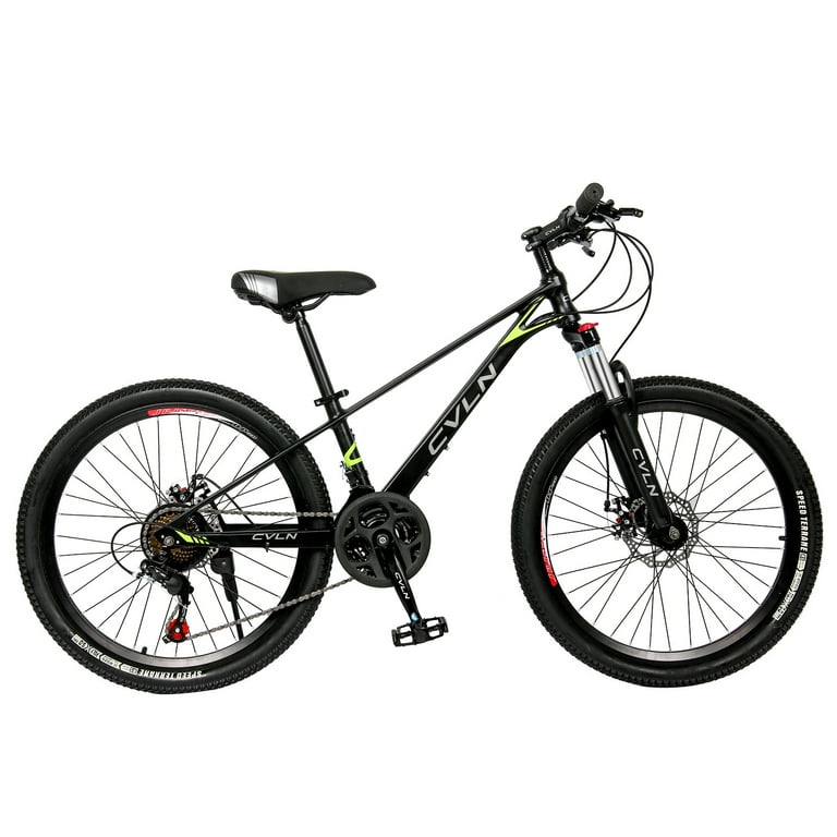 Guzom Adult Mountain Bikes Mountain Bike 24 inch 21 Speed