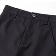 thumbnail image 6 of Boys Dress Pants, Solid Color Slim Fit Suit Pants for Kids, Formal Trousers for School, Concert and Special Occasions, Children's Slim Fit Dress Trousers Black 110, 6 of 10