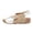 Khaki, variant on Colorblock-crossed Wedges Sandals Summer Fashion Fish Mouth Platform Roman Shoe