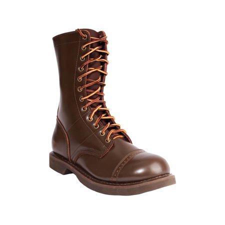 Rothco Brown Leather Jump Boots - Mens, 8.5 US