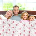 thumbnail image 6 of Flamingo Gifts for Women Fuzzy Blanket, Plush Blanket, Fluffy Blanket, Bed Throw Blanket Gifts for Girls Cozy Gifts for Men, Kids Blanket, Bedroom Decor 30x40 Inch, 6 of 9