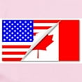 thumbnail image 2 of CafePress - United States And Canada Flags Combined Body Suit - Baby Light Bodysuit, Size Newborn - 24 Months, 2 of 4