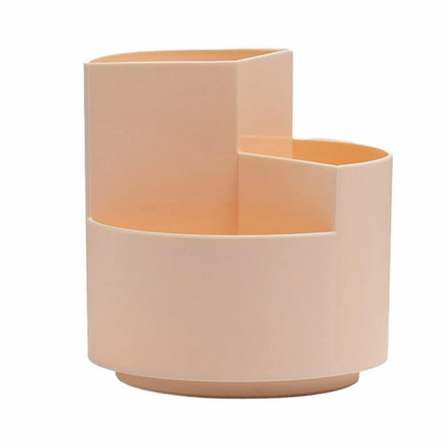 Liquidation! Boîte de Rangement Rotative pour Bureau 360 Rotation Crayon et Stylo Boîte de Rangement pour Cosmétiques Boîte de Rangement pour Bureau Fournitures de Papeterie Tasses à Crayons Mignonnes et Taille Unique Rose