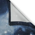 thumbnail image 3 of Ambesonne Constellation Kitchen Curtains, Blue Galaxies, 55"x39", Pale Blue Dark Blue, 3 of 3
