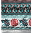 thumbnail image 2 of Soimoi Poly Georgette Fabric Paisley,Floral & Mandala Panel Printed Fabric 1 Yard 52 Inch Wide, 2 of 2