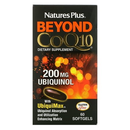 Nature's Plus Beyond CoQ10 200mg Ubiquinol 60 Softgel