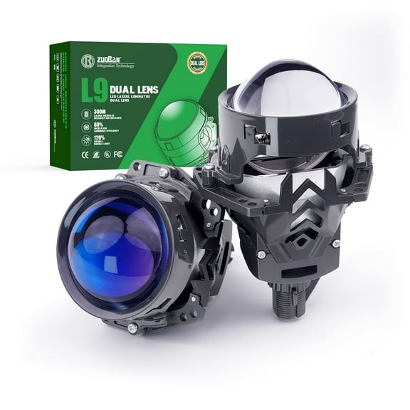 2025 New H4/9003/HB2 Light Bulbs, Ultra Brighter, 6500K Cool White, 70000Hrs Long Life with Cooling Fan, 1:1 Halogen Size, Plug and Play, H4 Fog Lights Bulbs, Pack of 2