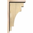thumbnail image 3 of 6"W x 10"D x 18"H Mediterranean Rough Sawn Corbel w/Backplate, Douglas Fir, 3 of 9