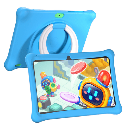 SGIN 10 inch Android 12 Kids Tablet, 2GB RAM 64GB ROM Tab for Kids, 1280*800 HD, Parental Control APP, Eye Protection, Learning Tablet with Quad Core 1.6Ghz Allwinner 133