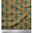 thumbnail image 1 of Soimoi Japan Crepe Satin Fabric Filigree Damask Print Fabric by Yard 42 Inch Wide, 1 of 3