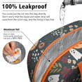 thumbnail image 5 of Lunch Bag Lunch Box for Women Reusable Insulated Lunch Cooler Bags,Large Capacity for Work Travel Picnic,Water-Resistant Halloween Lunch Tote Bag Gifts for Woman Mom Orange, 5 of 6