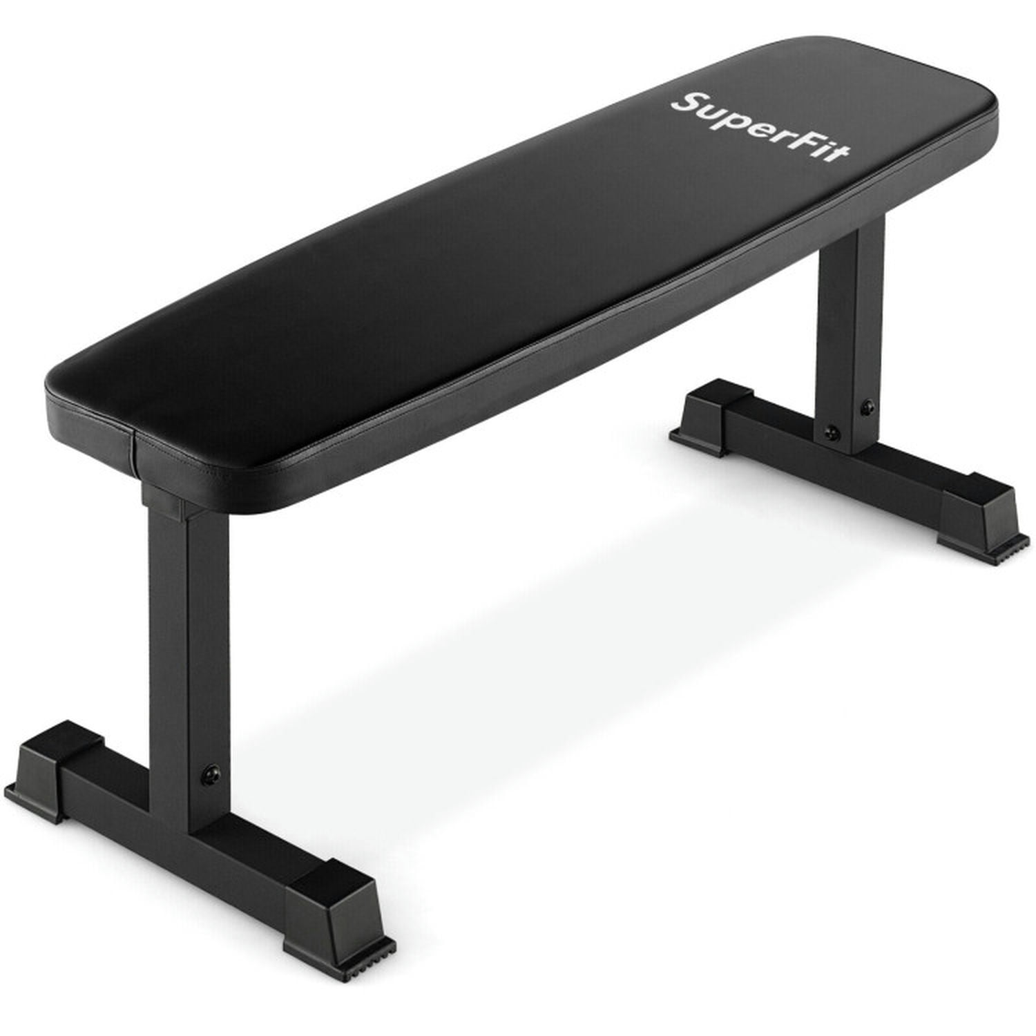Kadyn 660 lbs Flat Weight Bench, Black