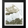 thumbnail image 2 of Stellar Design Studio 15x18 Black Modern Framed Museum Art Print Titled - Watercolor Mountain Retreat III, 2 of 5